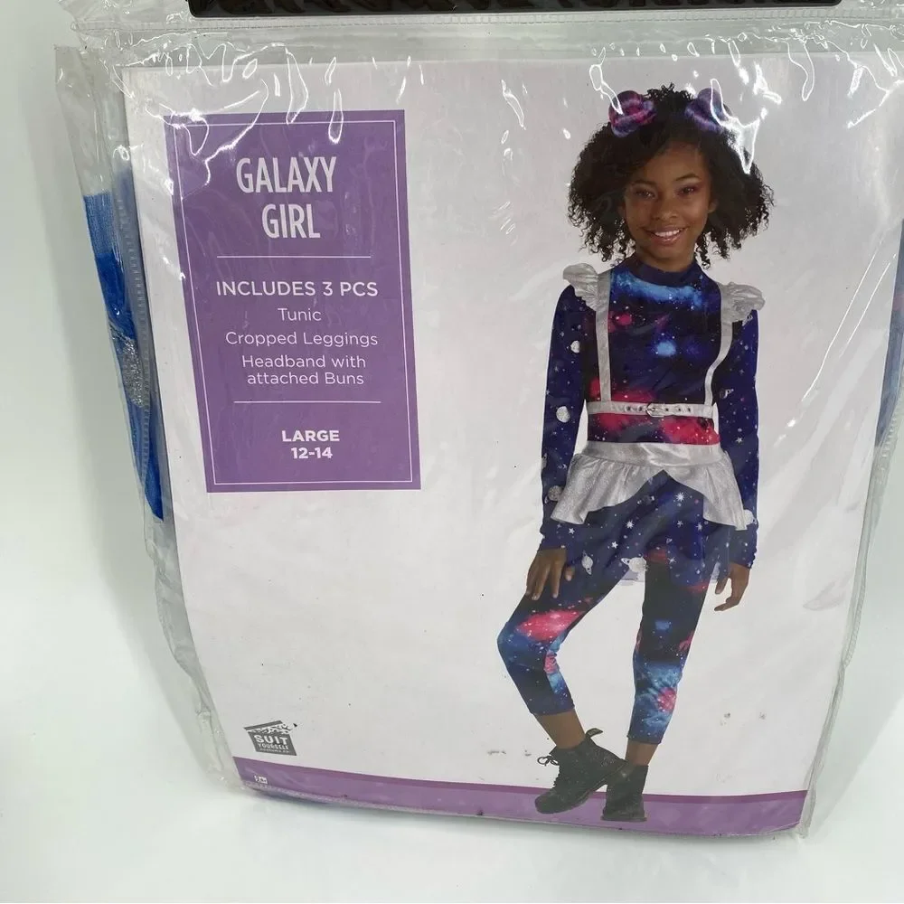 Kid’s Halloween Costume Galaxy Girl Costume Set size Large